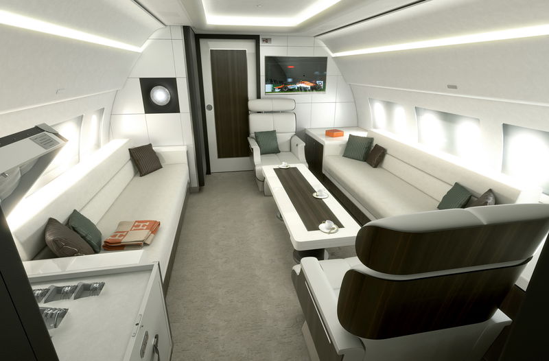 ACJ319 Bluejay cabin concept