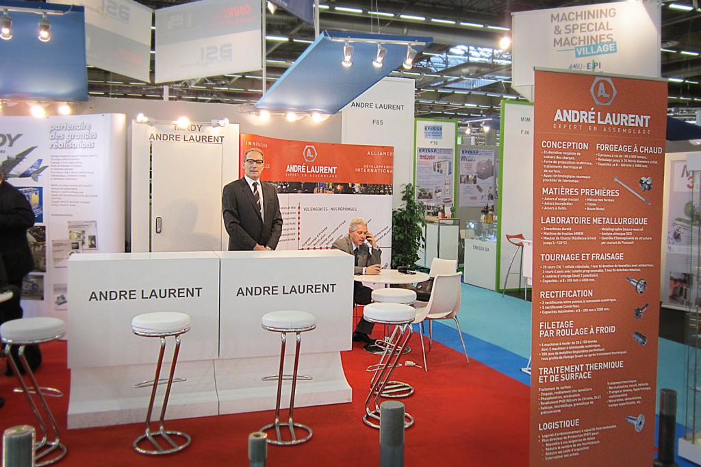 L'équipe commerciale ANDRE LAURENT au salon MIDEST 2013